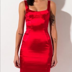 Irreplaceable Satin Mini Dress